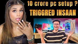 My New ₹10 KAROD ka Setup Tour Reaction Triggered Insaan @triggeredinsaan