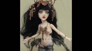 Sculpted *The Black Mermaid BJD (Ball Jointed Doll)*