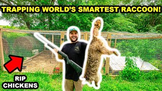 Trapping the WORLD'S SMARTEST RACCOON in My BACKYARD!!! (RIP Chickens)