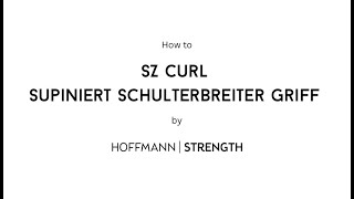 SZ Curl supiniert schulterbreiter Griff