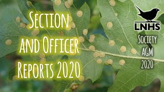 AGM Section & Officer Reports 2020