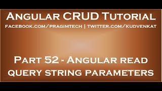 Angular read query string parameters