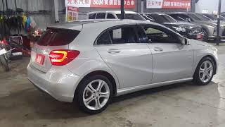 2013 M-BENZ A180 1.6 銀色 實車實價 保證全台最便宜只售55.8萬 ( 142)