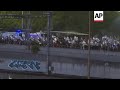 Tel Aviv demo blocks highway, water cannon used