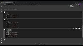 Part2 - Learning Basic Python - Beginner Level - If- else - elif - Conditional statements