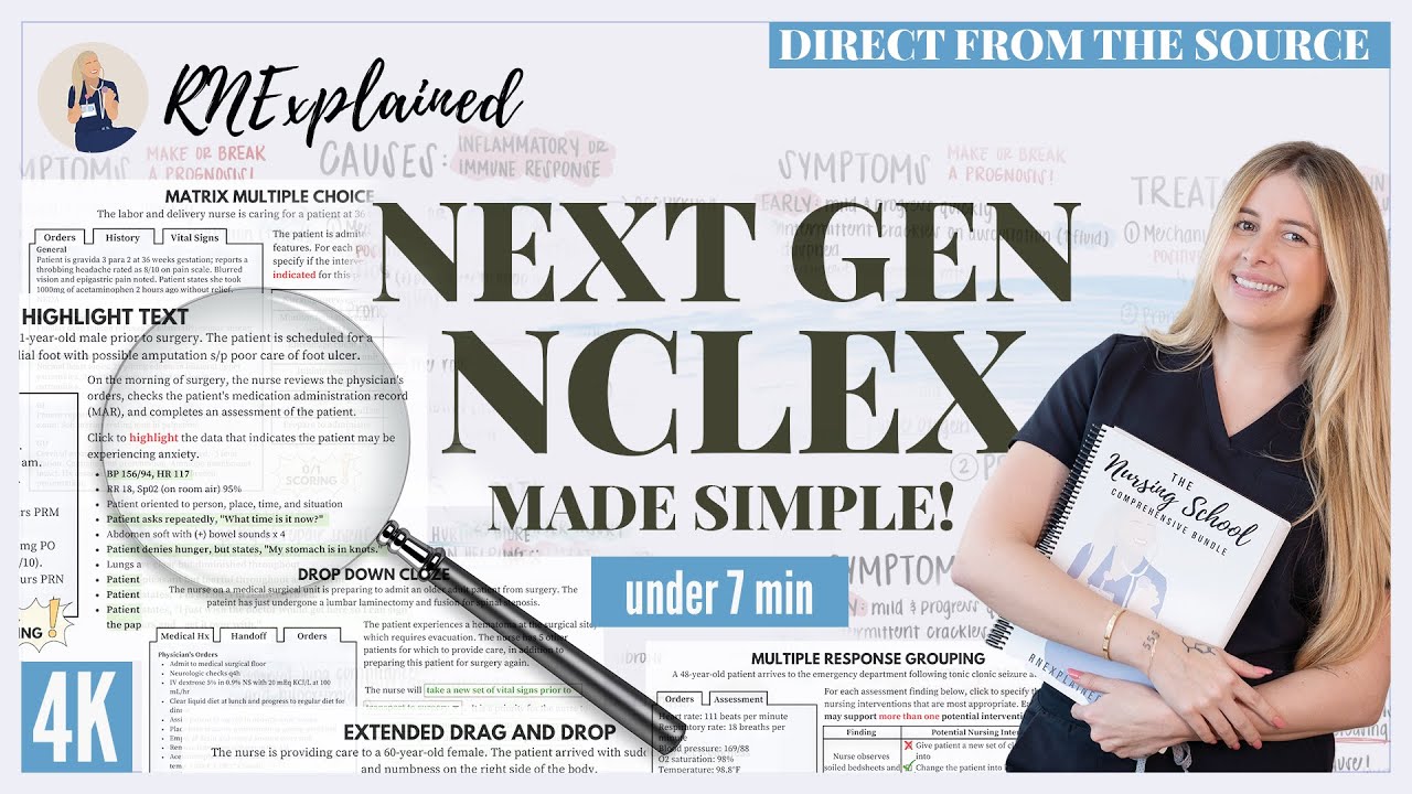 Next Gen NCLEX CHANGES You MUST Know | NCSBN Approved Review | 4K ...