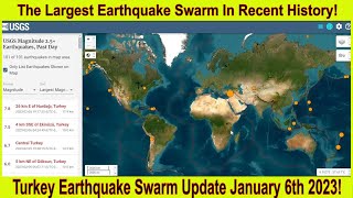 Earthquake Swarm Continues In Turkey! Update On Current Situation!