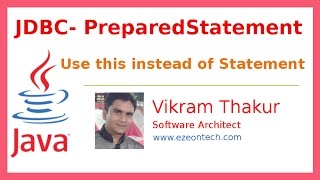 5 - JDBC PreparedStatement - Java Training By eZeon