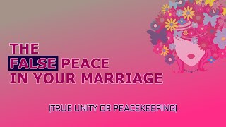 Without TRUE Repentance Marriage FAILS | When Apologies Aren't Enough | Fake Unity and False peace