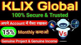 KLIX GLOBAL FULL PLAN | Klix global update | klix global kya hai | Klix global trading Bot kya hai