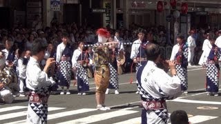 綾傘鉾の稚児と棒振り 祇園祭2012