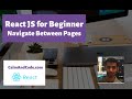 Learn ReactJS | React Navigate Between Pages