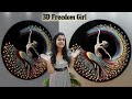 Easy Mandala Art in 3D Effect | Zero cost Home decor ideas | DIY Wall decor