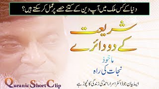 Moving Abroad for a Better Life ( شریعت کے دو دائرے ) Dr. Israr Ahmed