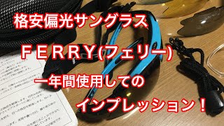 格安偏光サングラスを一年間使って見ました。