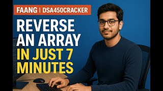 Question 0: Reverse an Array in Just 7 Minutes | Python Speed Code! #dsa #python #codingjourney