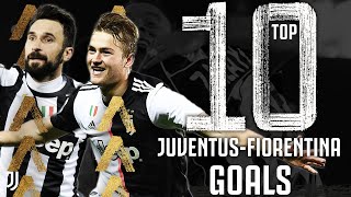 Top 10 Juventus Goals v Fiorentina! | Del Piero, Mirko Vučinić, Matthijs de Ligt & More!