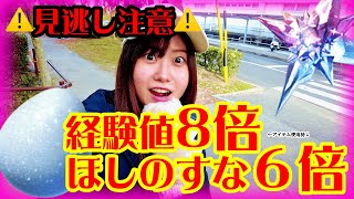 最高なボーナスを見逃さないで⚠️最大XP８倍ほしのすな６倍🔥in愛知県安城市