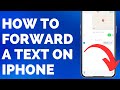How to Forward a Text on iPhone (2023)