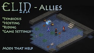 Elin - Allies (symbiosis, hosting, riding, game settings, QOL Mods)