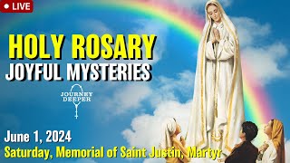 🔴 Rosary Saturday Joyful Mysteries of the Rosary June 1, 2024 Praying together