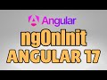 How to use ngOnInit in Angular 17?