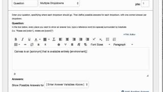 Adding Multiple Dropdown Canvas Quiz Questions 2015 0529