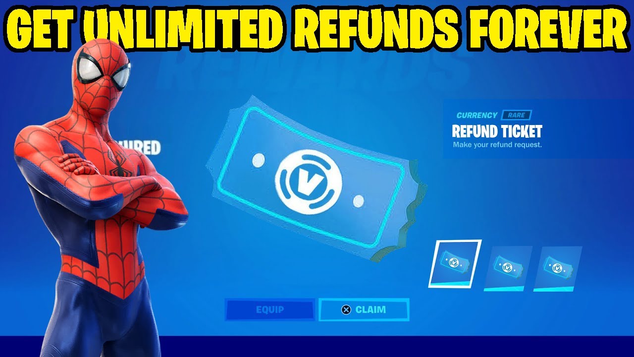 How To Get Unlimited Refunds In Fortnite! (Refund Tickets System) - YouTube