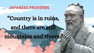 Great Japanese Proverbs and Sayings You Should Know Before You Get Old | Quotes, Aphorisms