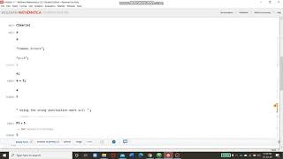 Mathematica Tutorial 1.