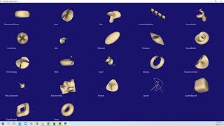 VTK Python Example - ParametricObjectsDemo