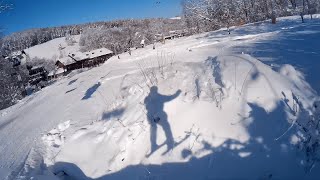 Puławy Kiczera nieudany skok na nartach / fail failed ski jump