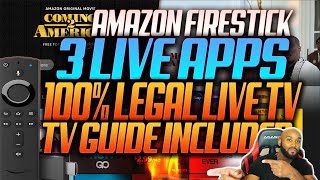 AMAZON FIRESTICK 3 MORE APPS 100% LEGAL LIVE TV | FIRE TV UPDATE