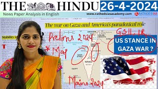 26-4-2024 | The Hindu Newspaper Analysis in English | #upsc #IAS #currentaffairs #editorialanalysis
