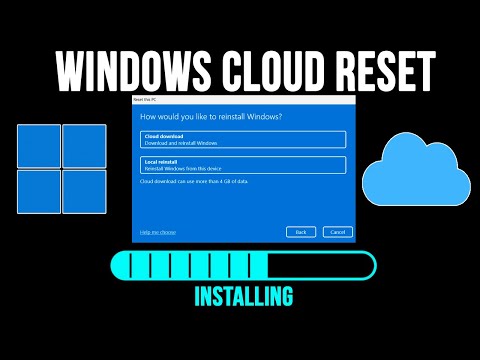 How to Reset/Reinstall Windows Using the Cloud Download Method