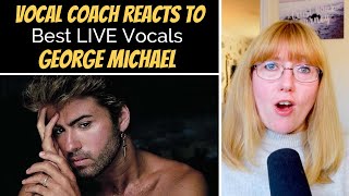 Vocal Coach Reacts to George Michael Best LIVE Vocals