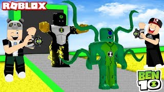 En Güçlümüz Kim? Ben 10 Fabrikası Kuruyoruz - Panda ile Roblox Ben 10 Tycoon