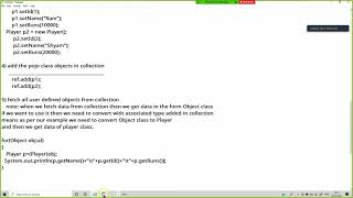 ArrayList with User Defined Objects