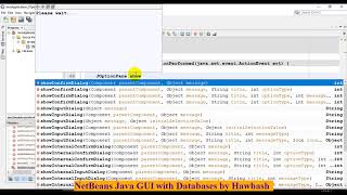 #25 Java GUI: Using show Message Dialog in Java