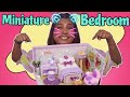 DIY 🩷 MY DREAM BEDROOM IN MINIATURE💜...WOW 😱 Waste things Re-use idea 💡  #trending #viral #art