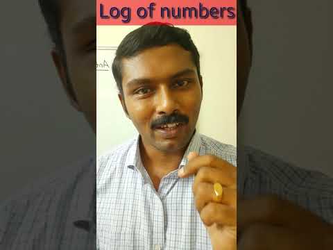 How do you find the log of a number?