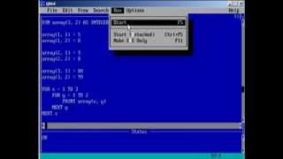 QB64 Tutorial 16 - Matrix