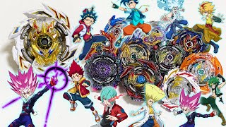 爆旋陀螺 Beyblade Burst 天王 VS 全部超王陀螺 First Uranus VS All SuperKing Beyblade Battle