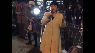 ２０１７年３月１７日官邸前で山城博治さんたちの保釈をと