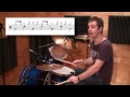 4 over 3 polyrhythm in drum beats icanplaydrums.com