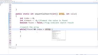 06 Java Sequential Search