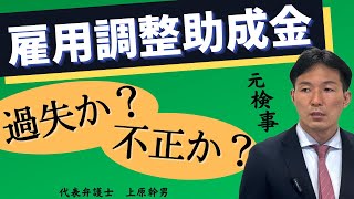 【雇用調整助成金】不正受給？過誤受給？問題となる事例とその対処法を紹介