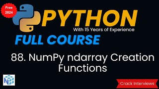 NumPy ndarray Creation Functions in Python | NumPy Array
