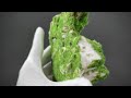 pyromorphite with baryte from les farges mine ussel france