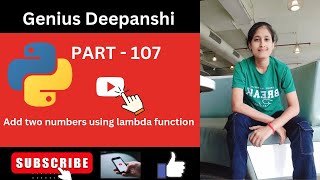 Add two numbers using lambda function in python